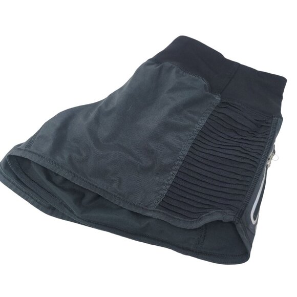 Lululemon Women's Running Workout Shorts Liner 26" Waist Black - Picture 3 of 4